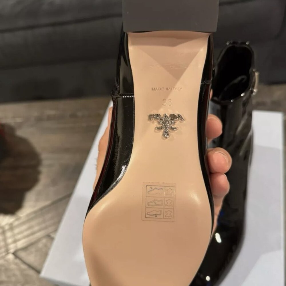 Prada Patent Leather Booties Size 38 - Picture 3 of 5